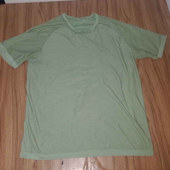 Lululemon Metal Vent Tech Short Sleeved Shirt Men's Medium Laurel Arctic Green - Picture 3 of 6